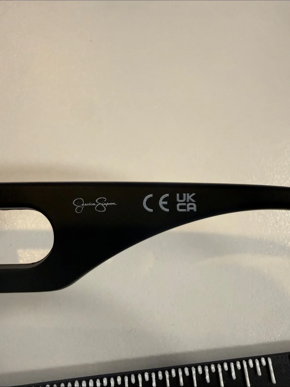 Jessica Simpson Black Oversized Shield Sunglasses